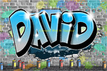 Graffiti tag prenom David
